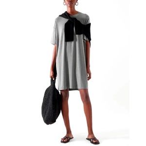 NEW T-Shirt Dress Heather Grey by COS - size S